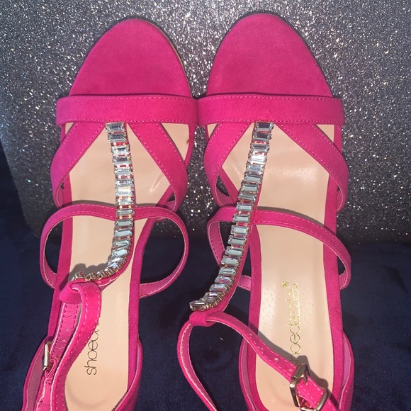 Pink Platform Wedges - Picture 2 of 4